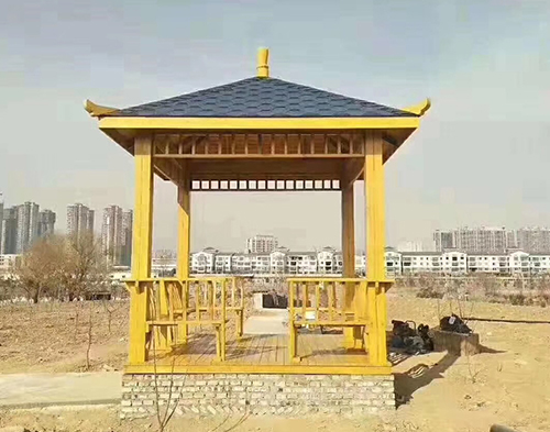 防腐木凉亭