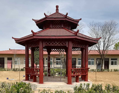 防腐木凉亭