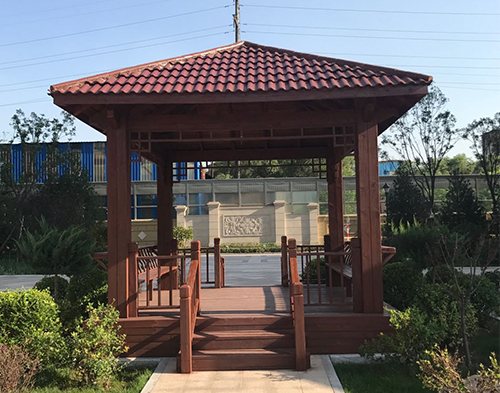 防腐木凉亭