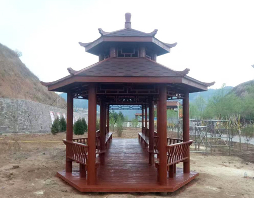 防腐木凉亭